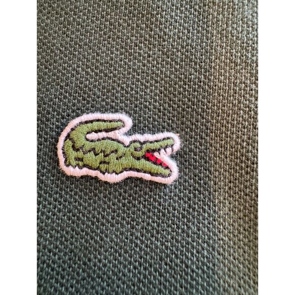 Lacoste Kid’s Green Pique Short Sleeve Collared Polo Shirt Size 3 - Picture 5 of 5